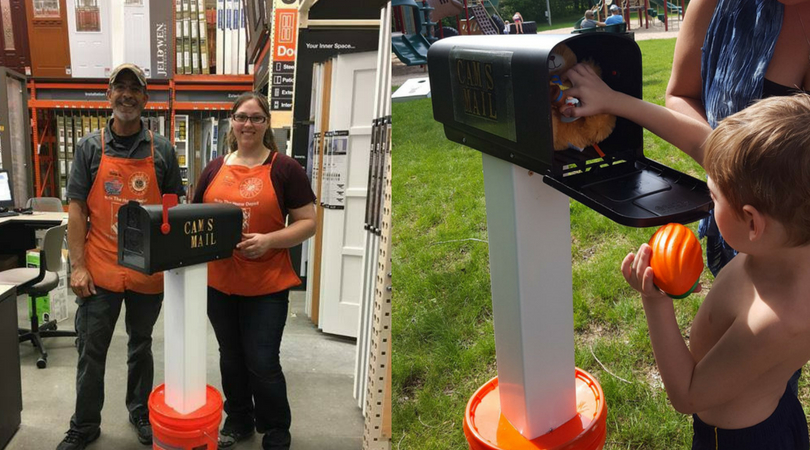 Home Depot Employees Build Dream Mailbox For Autistic Boy’s Birthday ...