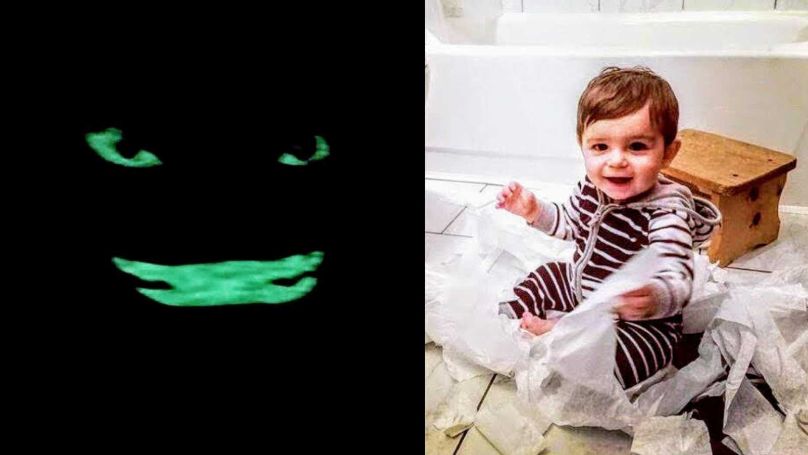 ‘In the middle of the night, I heard our bedroom door creak open. I