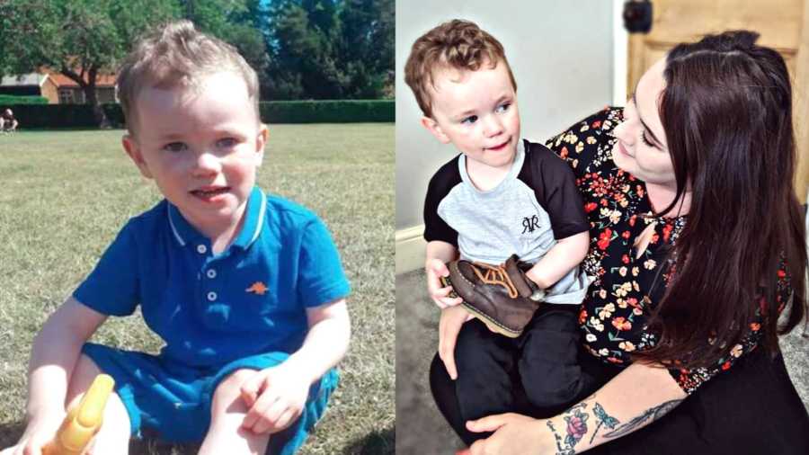 ‘He was throwing his head back and forth, getting louder. From behind