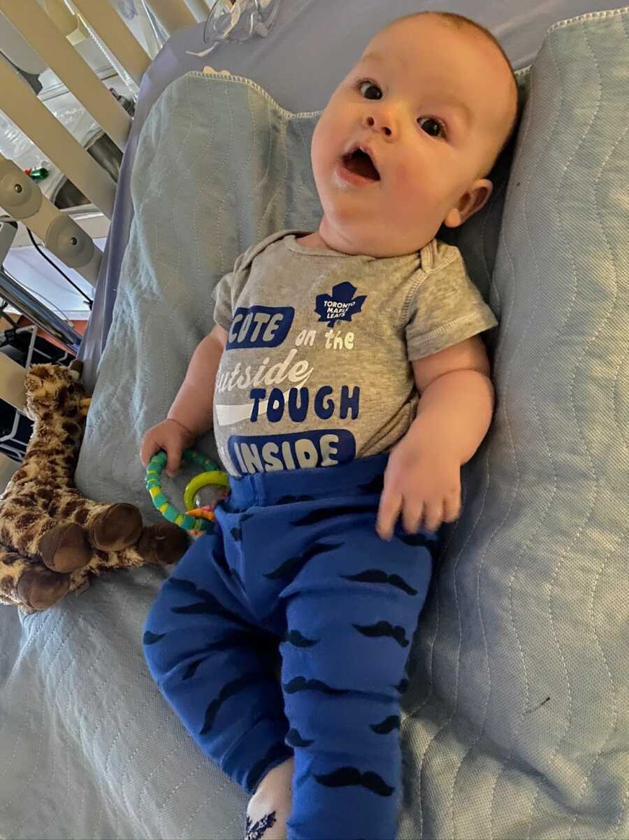 ‘We noticed a golf ballsized lump on our little baby’s neck.’ Mom