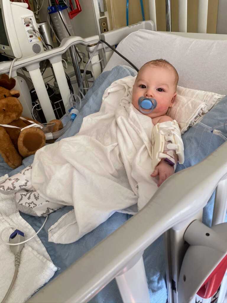 ‘We noticed a golf ballsized lump on our little baby’s neck.’ Mom