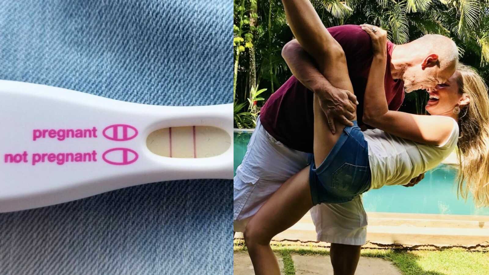 Unexpected positive pregnancy test